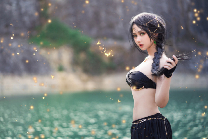 图片[3]-镜酱化身鬼刀风铃公主，动漫博主精彩cosplay展示-清美唯艺